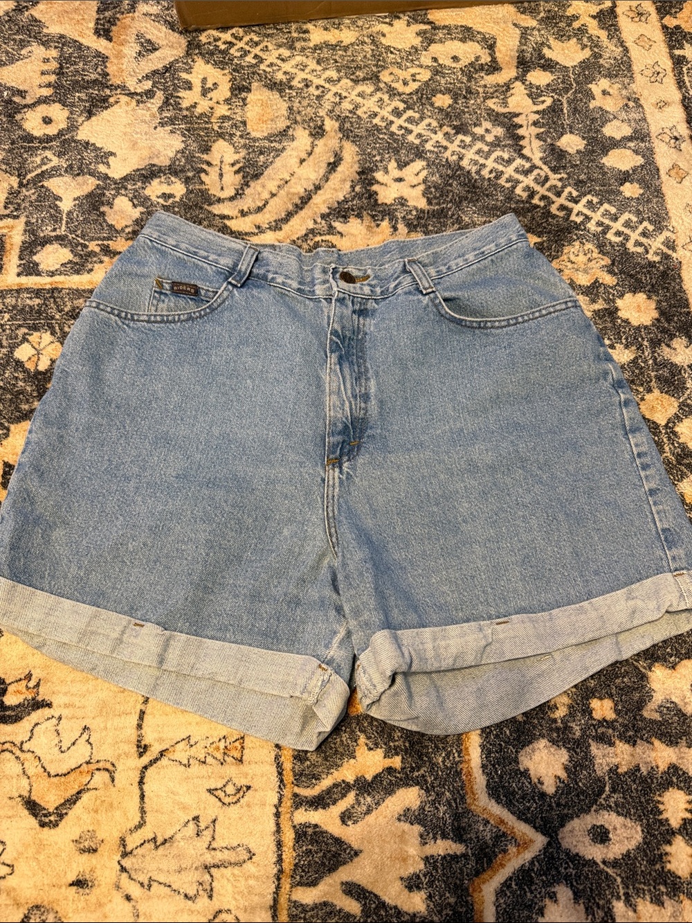Riders High-Waist Light Blue Denim Shorts